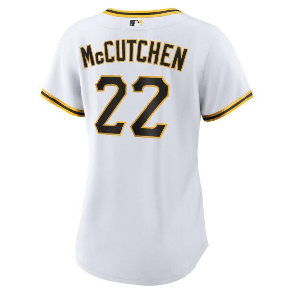 Andrew McCutchen 22 Pittsburgh Pirates Home Player Women Jersey - White