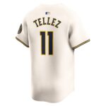 Rowdy Tellez Milwaukee Brewers  Home Limited Player Jersey - Cream