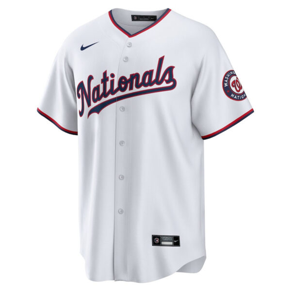 CJ Abrams 5 Washington Nationals Home Men Jersey - White