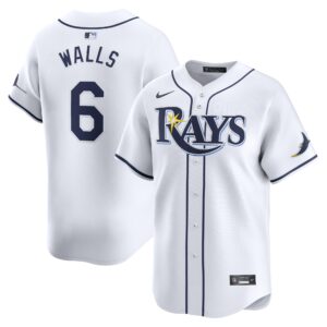 Taylor Walls Tampa Bay Rays  Home Limited Player Jersey - White
