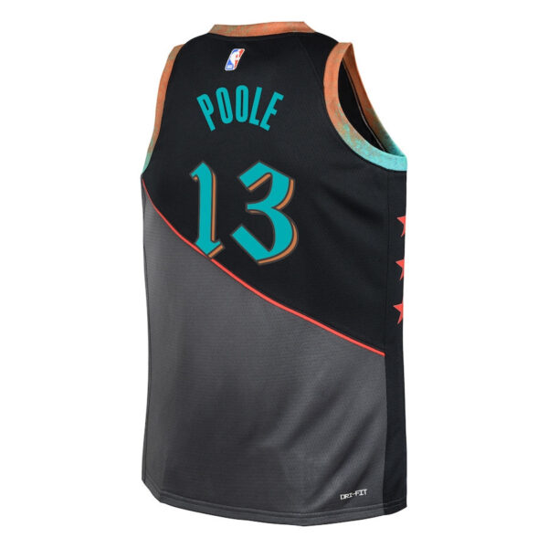 Jordan Poole 13 Washington Wizards 2023/24 City Edition Swingman YOUTH Jersey - Black