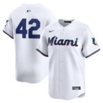 Miami Marlins 2024 Jackie Robinson Day Home Men Limited Jersey - White