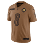 Kenny Pickett 8 Pittsburgh Steelers 2023 Salute To Service Limited Jersey - Brown