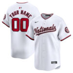 Washington Nationals  Home Limited Custom Jersey - White