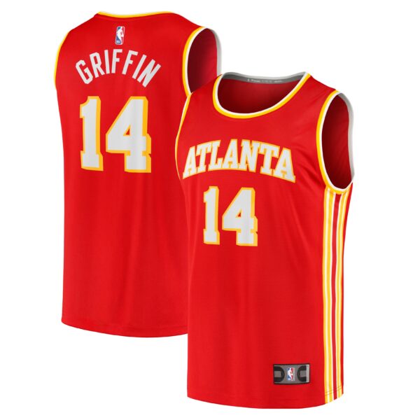 AJ Griffin Atlanta Hawks Fanatics Fast Break Replica Player Jersey - Icon Edition - Red
