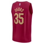 Isaac Okoro Cleveland Cavaliers Fanatics Fast Break Replica Jersey - Icon Edition - Wine