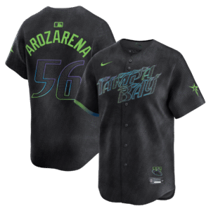 Randy Arozarena 56 Tampa Bay Rays 2024 City Connect Limited Men Jersey - Charcoal