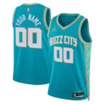 Charlotte Hornets 2023/24 City Edition Swingman Custom Jersey - Teal