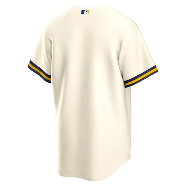 Milwaukee Brewers  Home Blank Replica Jersey - Cream