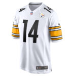 George Pickens 14 Pittsburgh Steelers Men Game Jersey - White