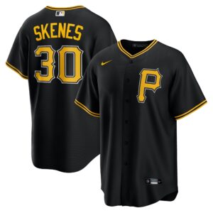 Paul Skenes Pittsburgh Pirates  Alternate Replica Player Jersey - Black