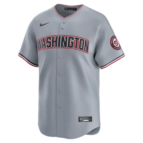 Washington Nationals Road Limited Men Jersey - Gray