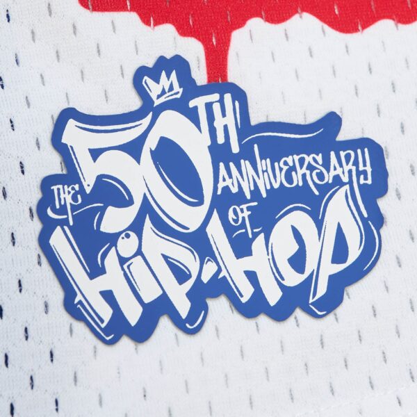 Detroit Pistons Mitchell & Ness x Tats Cru Hardwood Classics Fashion Jersey - White