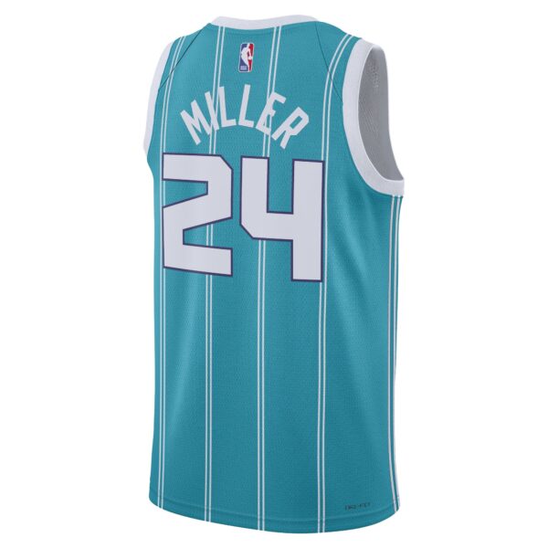 Brandon Miller Charlotte Hornets  Unisex NBA Draft Swingman Jersey - Icon Edition - Teal