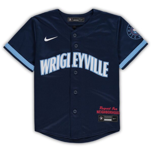 Chicago Cubs  Preschool MLB City Connect Replica Team Jersey - Navy