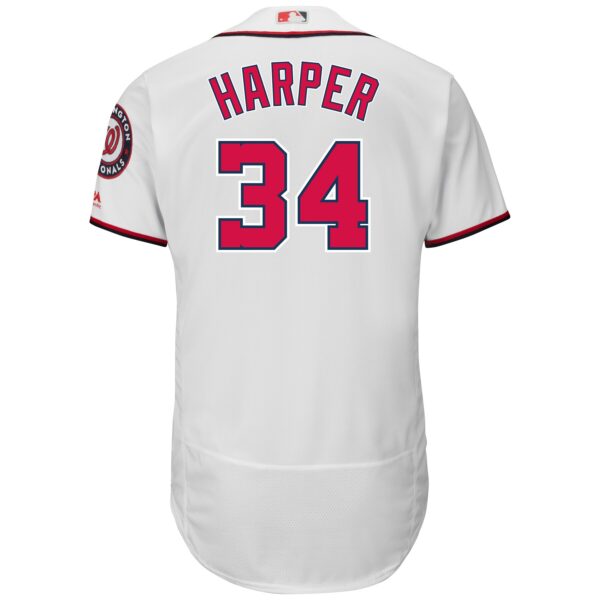 Bryce Harper Washington Nationals Majestic 2017 Flex Base Authentic Jersey - White