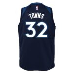 Karl-Anthony Towns Minnesota Timberwolves  Youth Swingman Jersey Navy - Icon Edition