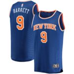 RJ Barrett New York Knicks Fanatics Fast Break Replica Jersey Royal - Icon Edition
