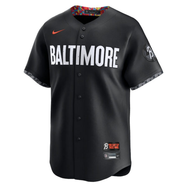 Cal Ripken Jr. 8 Baltimore Orioles City Connect Retired Men Jersey - Black
