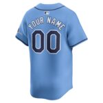 Tampa Bay Rays   Alternate Limited Custom Jerseyu00c2u00a0u00e2u20acu201c Light Blue