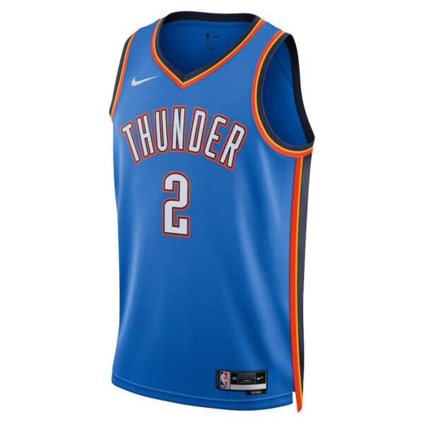 Shai Gilgeous-Alexander 2 Oklahoma City Thunder Unisex Swingman Jersey - Icon Edition - Blue