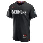 Jackson Holliday Baltimore Orioles  City Connect Authentic Player Jersey - Black