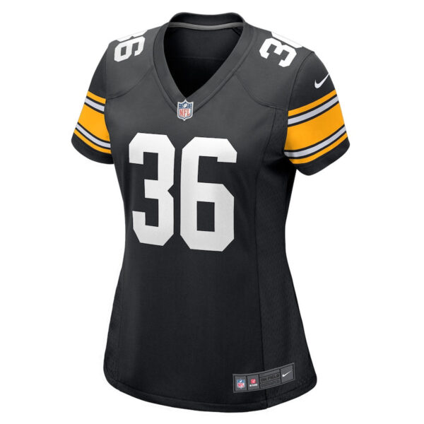 Jerome Bettis 36 Pittsburgh Steelers Women Retired Jersey - Black