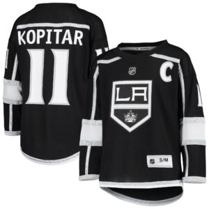 Anze Kopitar Los Angeles Kings Youth Home Replica Player Jersey - Black