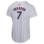 Dansby Swanson Chicago Cubs  Youth Home Game Player Jersey - White