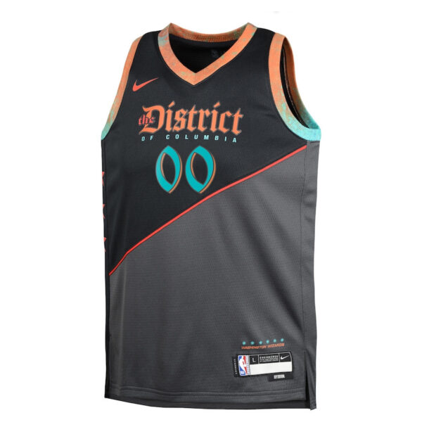 Washington Wizards 2023/24 City Edition Swingman Custom YOUTH Jersey - Black