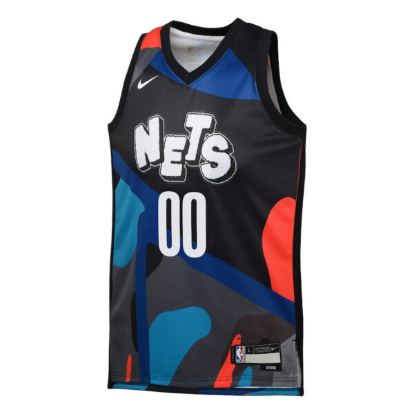 Brooklyn Nets 2023/24 City Edition Swingman Custom YOUTH Jersey - Black