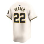 Christian Yelich Milwaukee Brewers  Youth Home Limited Player Jersey - Cream