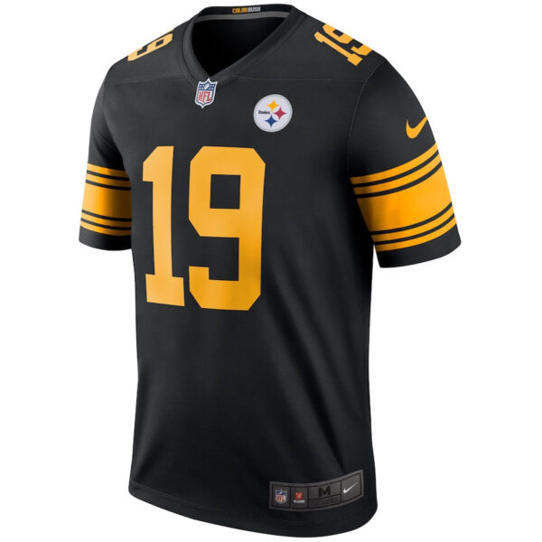 JuJu Smith-Schuster 19 Pittsburgh Steelers Men Color Rush Legend Jersey - Black