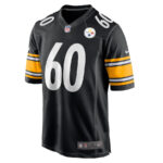Dylan Cook 60 Pittsburgh Steelers Men Game Jersey - Black
