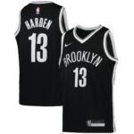 James Harden Brooklyn Nets  Youth 2021/22 Diamond Swingman Jersey - Icon Edition - Black