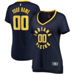 Indiana Pacers Fanatics Women's Fast Break Custom Jersey Navy - Icon Edition