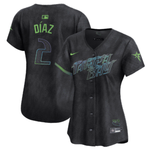 Yandy Diaz 2 Tampa Bay Rays 2024 City Connect Limited Women Jersey - Charcoal