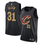 Jarrett Allen 31 Cleveland Cavaliers Unisex Swingman Jersey - Statement Edition - Black