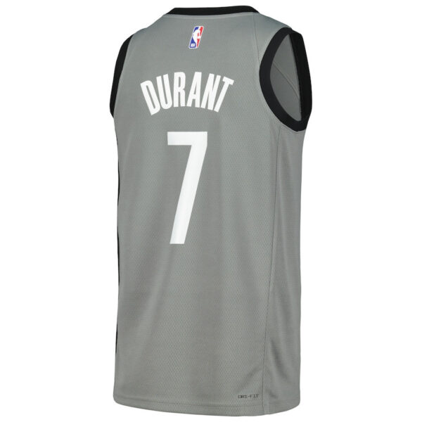 Kevin Durant 7 Brooklyn Nets Swingman Player Jersey - Statement Edition - Gray