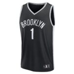 Mikal Bridges Brooklyn Nets Fanatics Youth Fast Break Player Jersey - Icon Edition - Black