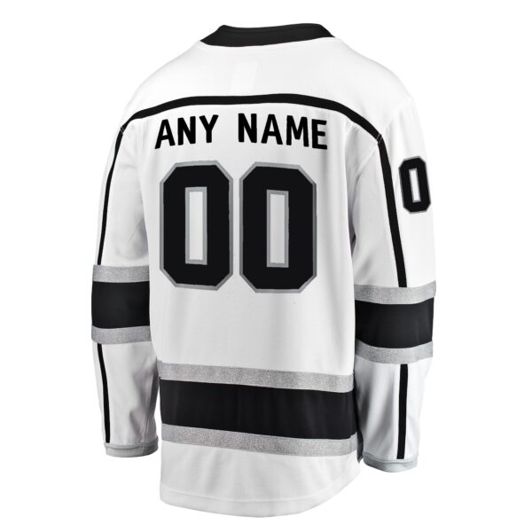 Los Angeles Kings Fanatics Away Breakaway Custom Jersey - White