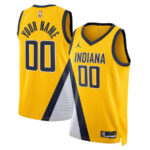 Indiana Pacers 2023/24 Statement Swingman Custom Men Jersey - Gold