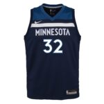 Karl-Anthony Towns Minnesota Timberwolves  Youth Swingman Jersey Navy - Icon Edition