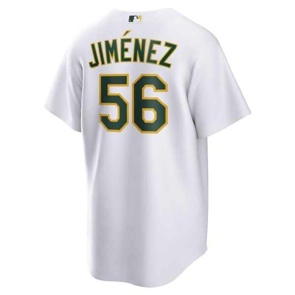 Dany Jimu00c3u00a9nez Oakland Athletics  Home  Replica Player Jersey - White