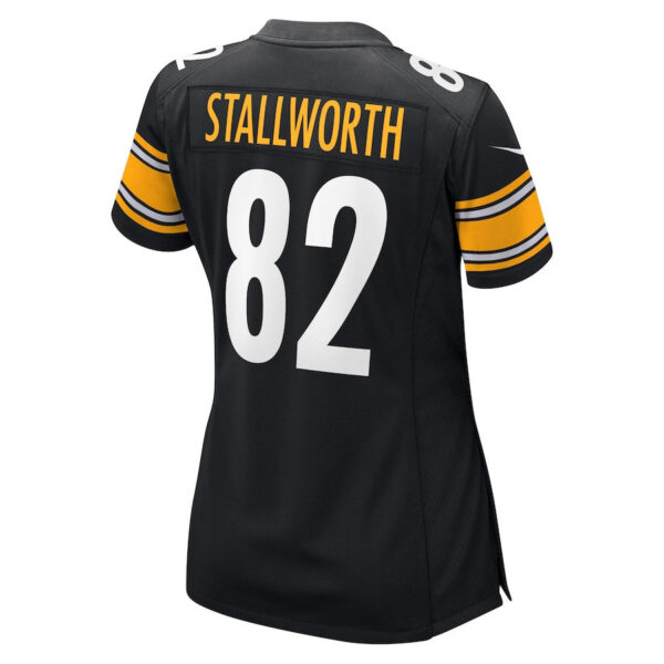 John Stallworth 82 Pittsburgh Steelers Women Retired Jersey - Black