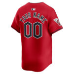 Cleveland Guardians Alternate Limited Custom Men Jersey - Red
