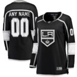 Los Angeles Kings Fanatics Women's Home Breakaway Custom Jersey - Black