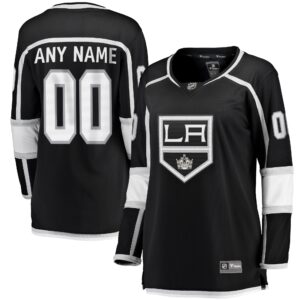Los Angeles Kings Fanatics Women's Home Breakaway Custom Jersey - Black