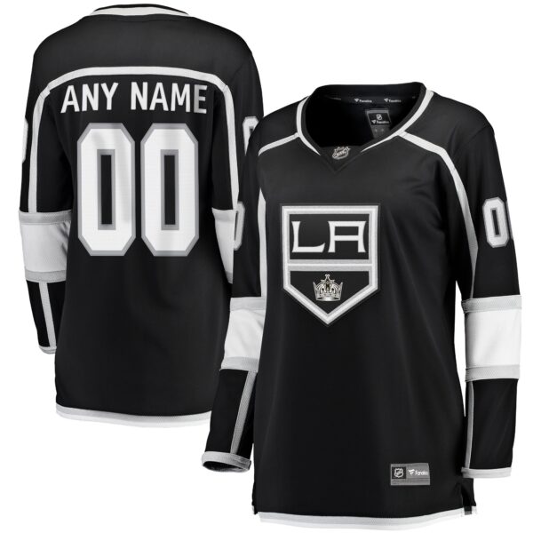 Los Angeles Kings Fanatics Women's Home Breakaway Custom Jersey - Black