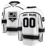 Los Angeles Kings Fanatics Away Breakaway Custom Jersey - White